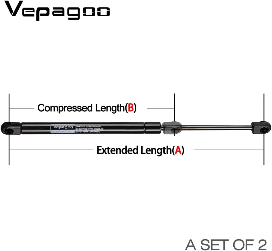 Extended Length 10 Inches,Set of 2 156N Vepagoo 4058 Universal Lift