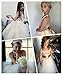 FAYBOX Pageant Wedding Flower Girl Dress Crossed Back Bow Feather Sash Fluffy 4 Gold