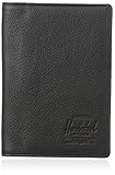 Herschel Supply Co. Raynor Leather Passport Holder, Black Pebble, One Size