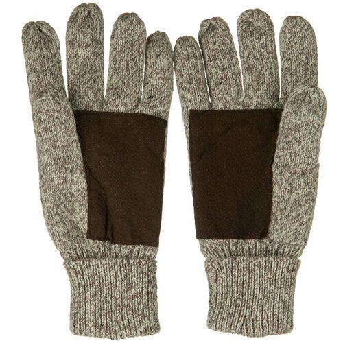 Suede Leather Palm Wool Glove - Oatmeal OSFM Suede Leather Palm Wool Glove - Oatmeal OSFM