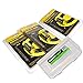 3 Pack Nitecore NL166 RCR123A 3.7V 650mA 2.4Wh 650mAh Protected Li-ion Rechargeable Batteries with EdisonBright battery carry case