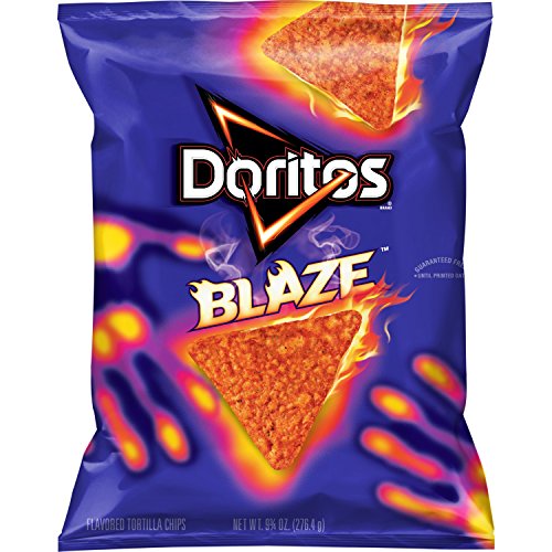 Doritos Blaze Flavored Tortilla Chips Bag, 9.75 Ounce Buy Online in