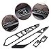 Window Switch Button Trim, 4pcs Carbon Fiber Car Window Switch Button Cover Trim Fitment for BMW X5 X6 F15 F16 14-18 (Carbon fiber)
