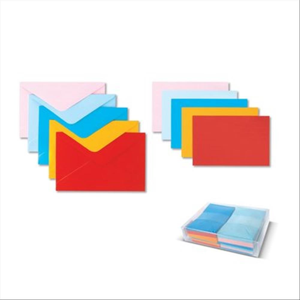 Ellebi Sadoch 8314 Cards & Envelopes, Bern, 7.5 x 11 cm, Assorted, Pack of 100
