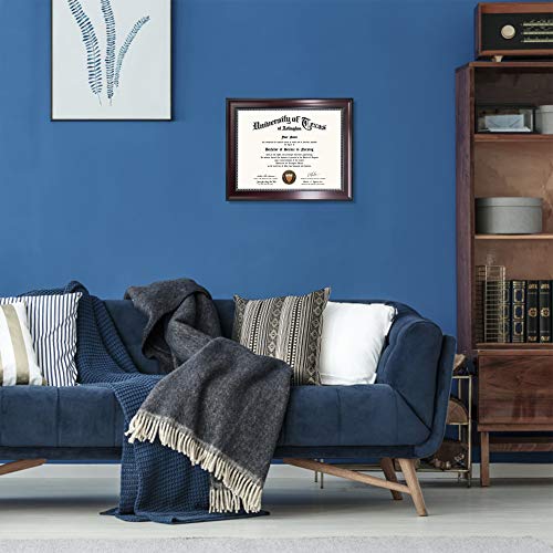 GraduationMall 8.5x11 Certificate Diploma Frame, UV Protection Acrylic