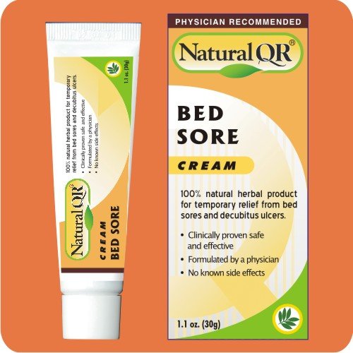 NaturalQR® Bed Sore Cream, 1.1oz Tube