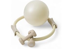 Your Reformer Pilates Prop Kit for Home Workouts- Includes Pilates Ring, Pilates Ball and 2.2 lb. Dumbbell Set