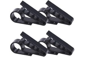 CICINA 4 Pack Cigar Clip Holder for Golf Boat Grill,Golf Cart Cigar Stand Golf Cigar Holders for Men, Cigar Minder for Golfers,Boat,Motorcycle,BBQ Grill,Cigar Gifts (Black)