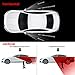 EFORCAR(R) 2PCS Car Mirror Side View Blind Spot & Wide Mirror Stick on Auxiliary Angle Adjustable