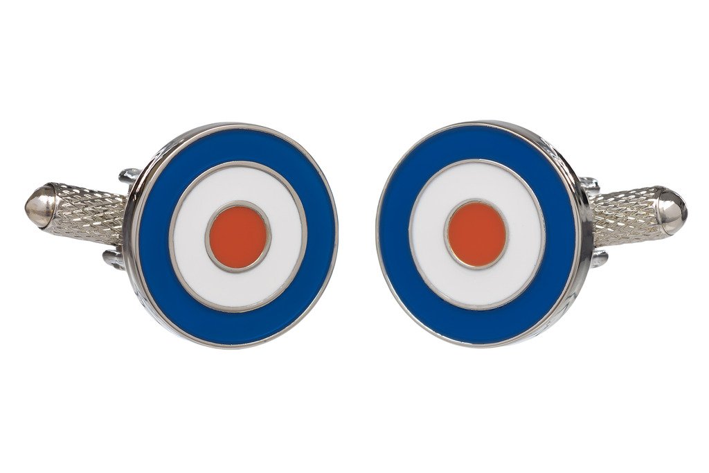 RAF Roundel Shirt Cufflinks In GS Cufflink Box