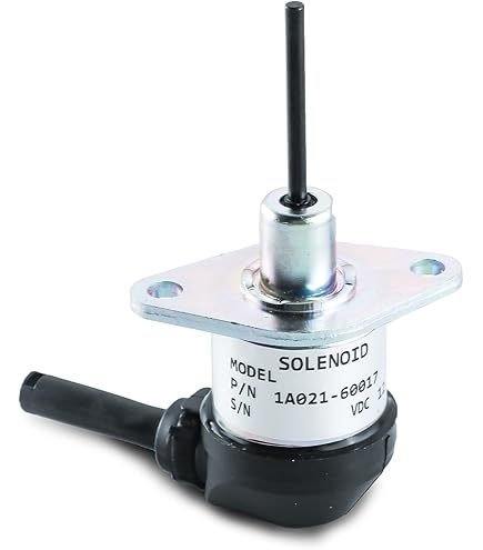 Fuel Shut Off Solenoid Stop Valve 12V For Kubota Engine V2203-DI, Carrier Vector 1800/1800MT - View #3