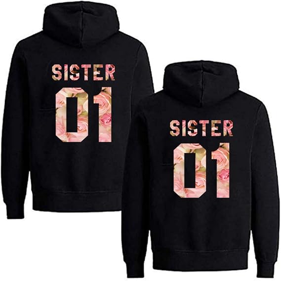 Best Friends Sweater for Two Girls Best Friends Hoodie BFF Sweater
