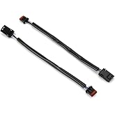 Wsays 15" (381mm) Turn Signal Extension Wiring Harness Fit for Harley | Fit for Sportster 883 Iron 09-22,1200 Custom 00-20, Dyna Low Rider Wide Glide 16-17 , Softail Fat Boy 16-17 Street Bob 18-25