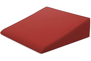 Xtreme Comforts Wedge Pillow Cover - Allergy-Friendly & Easy to Clean Cover - Fits Our (27" x 25" x 7") Wedge Pillow – Red