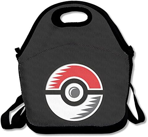 Pokemon Pokeball Poke Ball Lunch Box Bag For Kids Adult Men Women Girl Boy,lunch Tote Lunch Holder With Adjustable Strap ,double Shoulder
