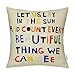 HIPPIH 4 Packs Throw Pillow Cases - Cotton Linen Sofa & Bed Home Decor Design 18 X 18 Inch Cushion Covers, Polychrome Letters