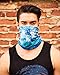 iHeartRaves Breathable Neck Gaiter Half Face Cover Cool Skiing Mask Bandana Festival Rave Balaclava Scarf (3 Pack)