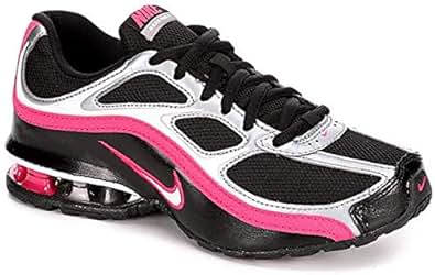 Amazon.com | Nike Women's Reax Run 5, Running, White/Grey, M (10, Black/White/MTLC Cool Grey 