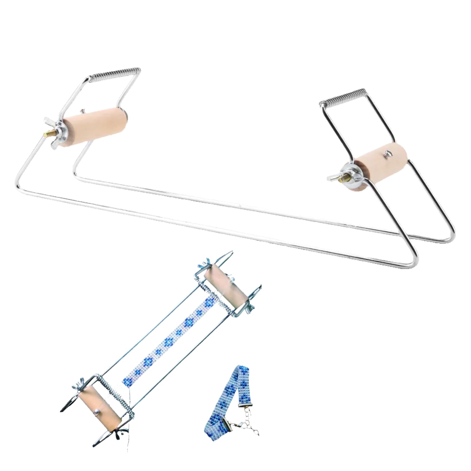 HERCHR Metal Bead Loom Kit Jewelry Bracelet Diy Crafts Weaving Loom Necklace Making Kit