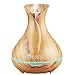 Purest Naturals 300ml Wood Grain Essential Oil Diffuser Humidifier - Upgraded Model -Choose from Our VARIATY of Colors (Engrain)
