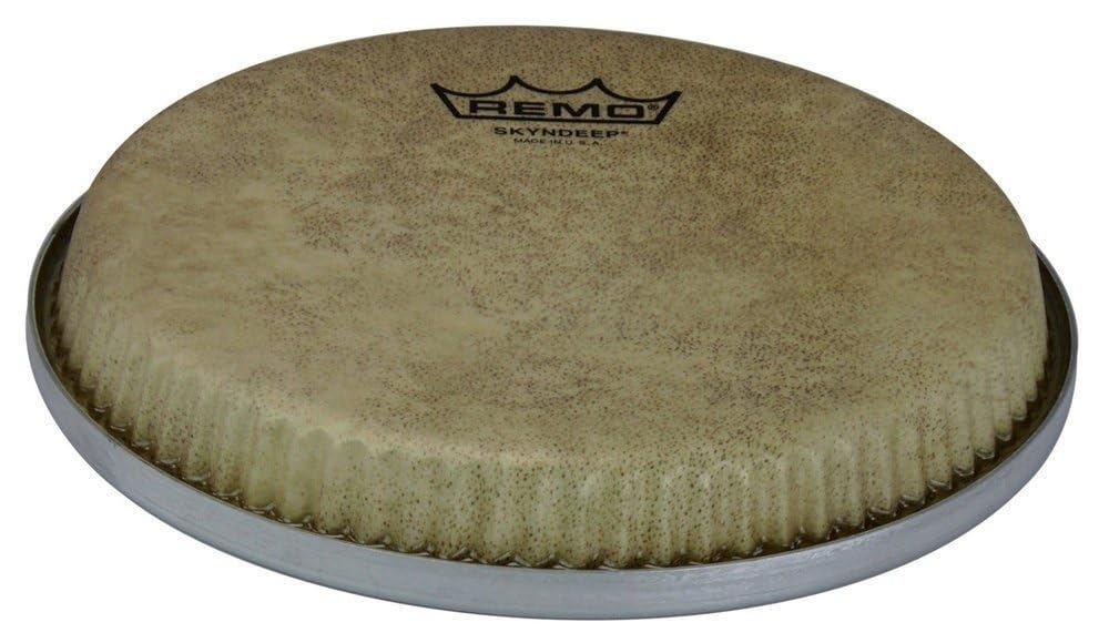 Remo percussion head Skyndeep Calfskin Bongo Low Collar R-Series – 8.5" – M3-R850-S4-SD003