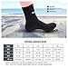 IREENUO Diving Socks 3mm Neoprene Beach Water Socks Youth for Men Women Boys Girls Kids Water Sports Paddle Boarding Kiteboarding Wakeboarding Kayaking (Black, XL)