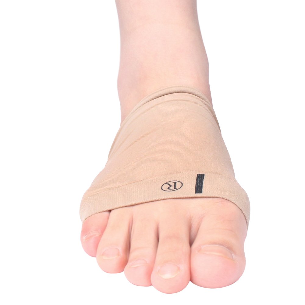 Arch Support Compression Sleeves with Comfort Gel Cushions for Flat Foot and Plantar Fasciitis Pain Relief Care - Men and Women Size