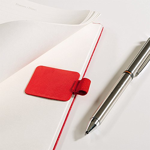 Self-Adhesive Pen Holder with Elastic Band Loop 12 Pcs Assorted Color Leather Pencil Stylus Loop Holder for Journals, Notebooks, Planner - Thumbnail 5