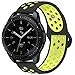 KADES Galaxy Watch 42mm Band, Galaxy Watch Active Band, 20mm Replacement Strap with Quick Release Pin Compatible for Ticwatch E, Amazfit Bip Smart Watch (Black Yellow)
