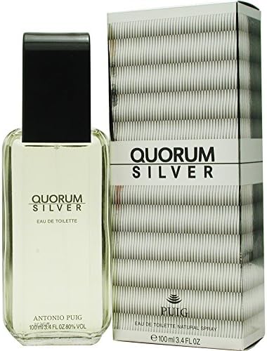 QUORUM SILVER by Antonio Puig EDT SPRAY 3.4 OZ (Package Of 5)