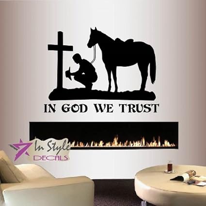 5 Horses Cowboy Western Growth Chart Wall Vinyl Sticker Decal