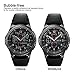 FINENIC Compatible with Samsung Galaxy Watch (46mm) / Gear S3 Frontier Samsung smartwatch Tempered Glass Screen Protector (3 Pack) [Crystal Clear] [Bubble Free Installation]