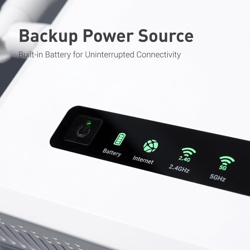 GL.iNet GL-XE3000 (Puli AX) 5G Router with SIM Card Slot, Dual SIM Cellular Router, Wi-Fi 6, 6400mAh Battery, Multi-WAN, VPN, OpenWrt, Secure 5G Router for Office, Retail, Events, Remote Work 2