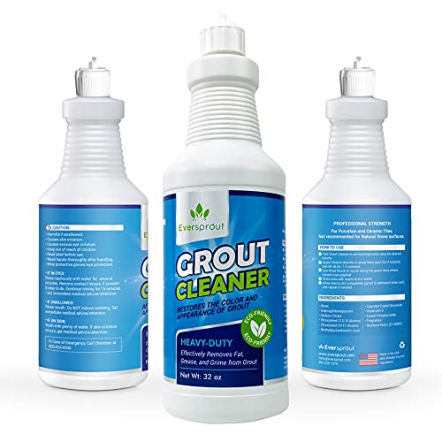 EVERSPROUT Heavy Duty Tile & Grout Cleaner (32 Ounces) EcoFriendly