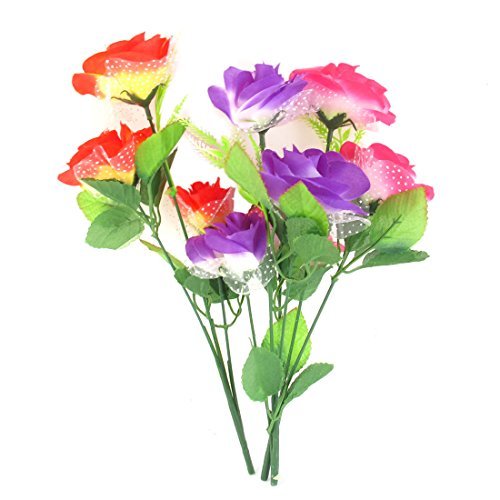 Amazoncom Edealmax Mariage Tissu De Fleurs Artificielles