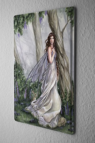 Tin Sign Selina Fenech Fairies Fantasy art Goddess Mermaid Forest walk 20x30 cm metal shield Wall Art Deco decoration retro Advertising Vintage