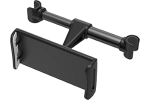 Uniwit Car Headrest Backseat Mount,Phone/Tablet Car Mount, Adjustable Devices Holder for 4-11 inch Tabltes/Phones, Compatible for iPhone 14 13 12 11 Pro Max, S22,S21, iPad Air,Tabs