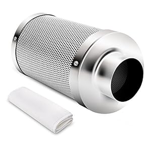 iPower 4 inch luchtkoolstoffilter kamerplanten kweektent geurbestrijdingsscrubber met Australië geactiveerd C voor…