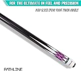 Pathline Pool Cue Stick 58 inch Canadian Maple Purple 18oz Billiard view 4