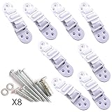 Furniture strap ULTIMATE BABY SAFETY | Best anti-tip anchor to secure TV, Dressers & Wall furniture - 8 Straps and FREE E-Book
