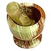 Multi Green Onyx Mortar & Pestle - Excellent Gift Beautiful Yet Sturdy for Tough Jobs - 2.5