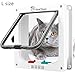 PetCitrus Cat Door - Large (Outer Size 9.2