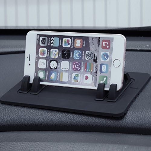 Car Accessories TRYITT Silicone Car Pad Dash Mat Silicone Car Holder Cradle Dock -BLACK