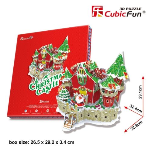 CubicFun P646H Christmas Castle Puzzle