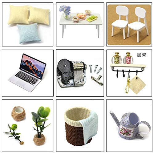 4 CuteBee+Dollhouse+Miniature+Furniture+DollHouse