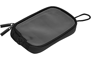 ACROPIX Universal 7'' Magnetic Tank Bag with Headphone Hole PU Leather Waterproof Motorbike Saddlebag for Motorcycle Car Parts