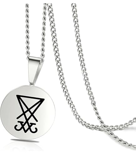 Amazon.com: Chaoticfashion Sigil of Saturn AZAZEL Necklace