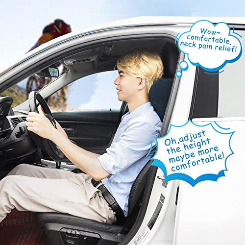 anzhixiu Car Neck Pillow for Driving Memory Foam Neck Pillow for Car