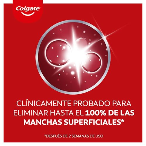 Max White One Pasta de Dientes Blanqueadora, Pack 4 Uds x 75ml, Dentífrico Blanqueador, Dientes 1 Tono Más Blancos en 1 Semana, Elimina Manchas Superficiales