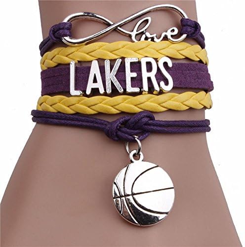 WEI Bracelet NBAteam Series Letters Multi-layer Weave Bracelets Fans Gifts